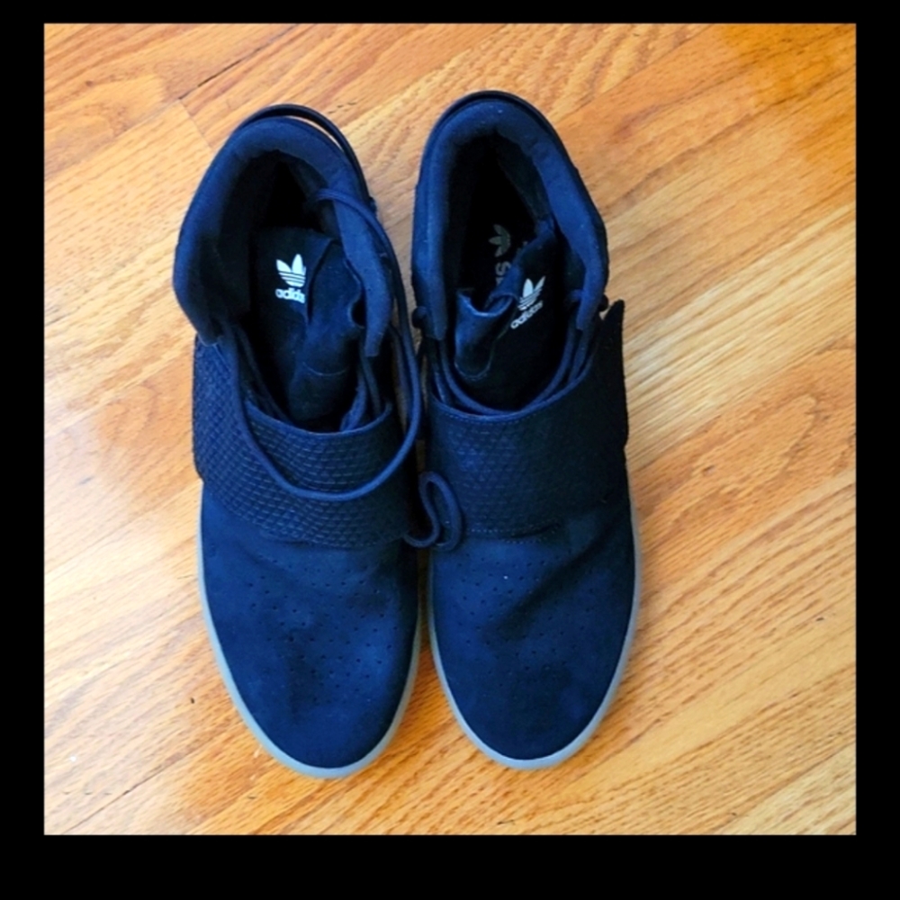 Adidas Tubular Invader strap sneakers . Men's sneakers 10.5 black